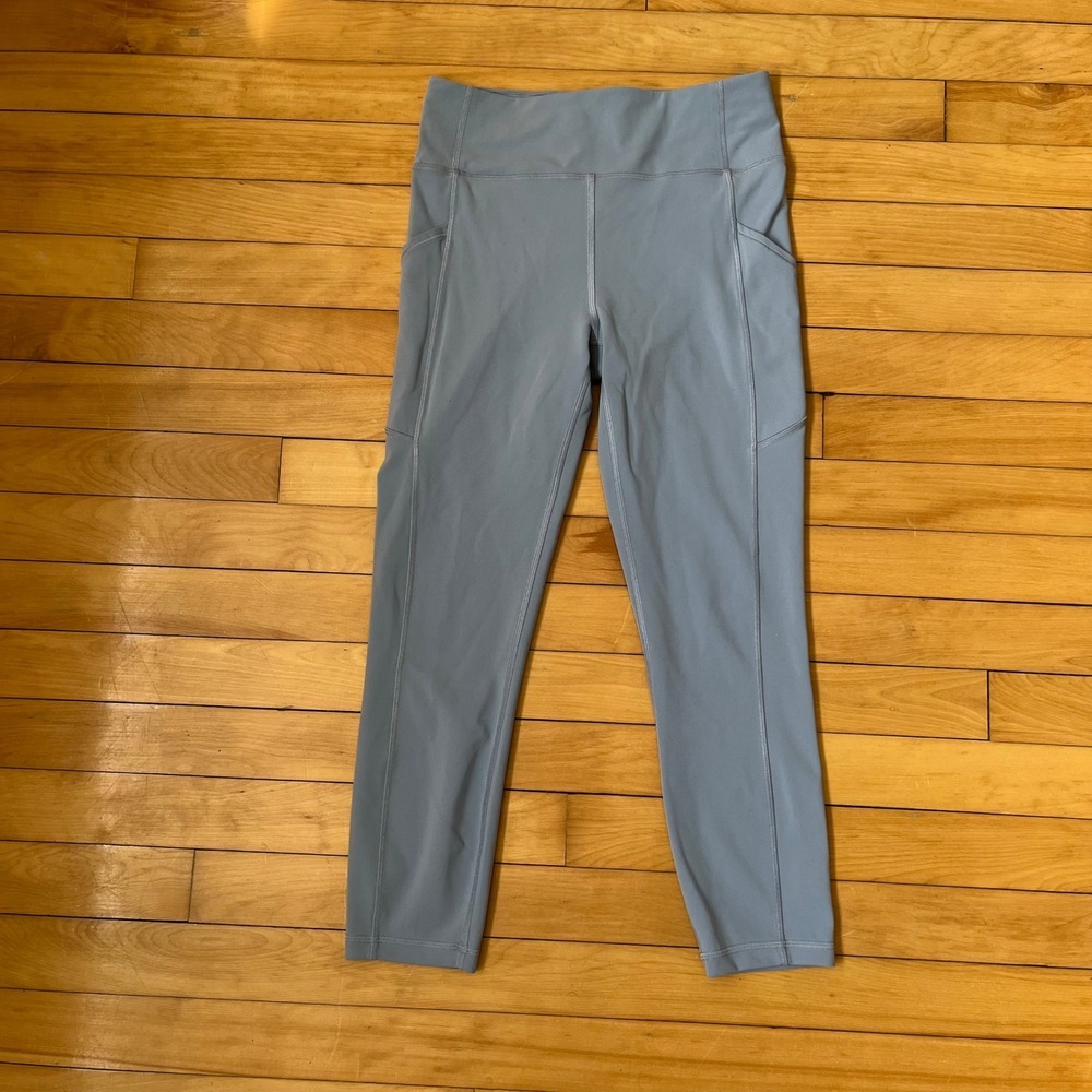 Lululemon Invigorate High-Rise Crop 23" Leggings Light Dusty Blue Size 8 Everlux